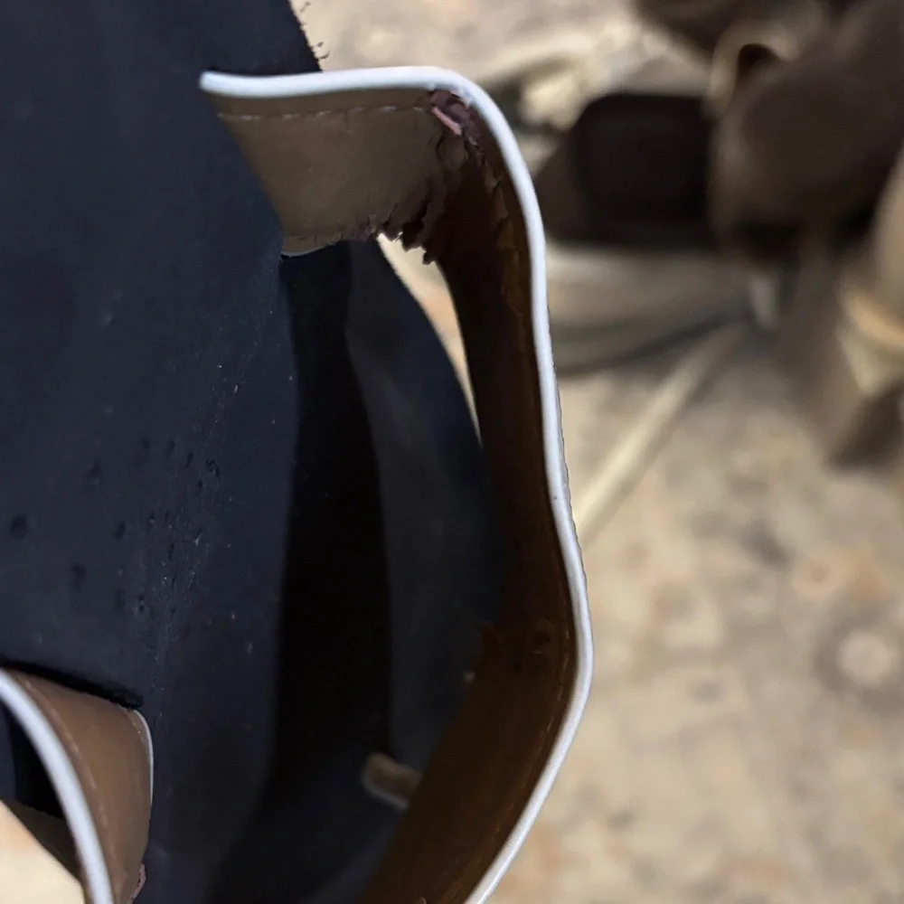 Coach Signature Canvas Thong Sandals in Brown and Black